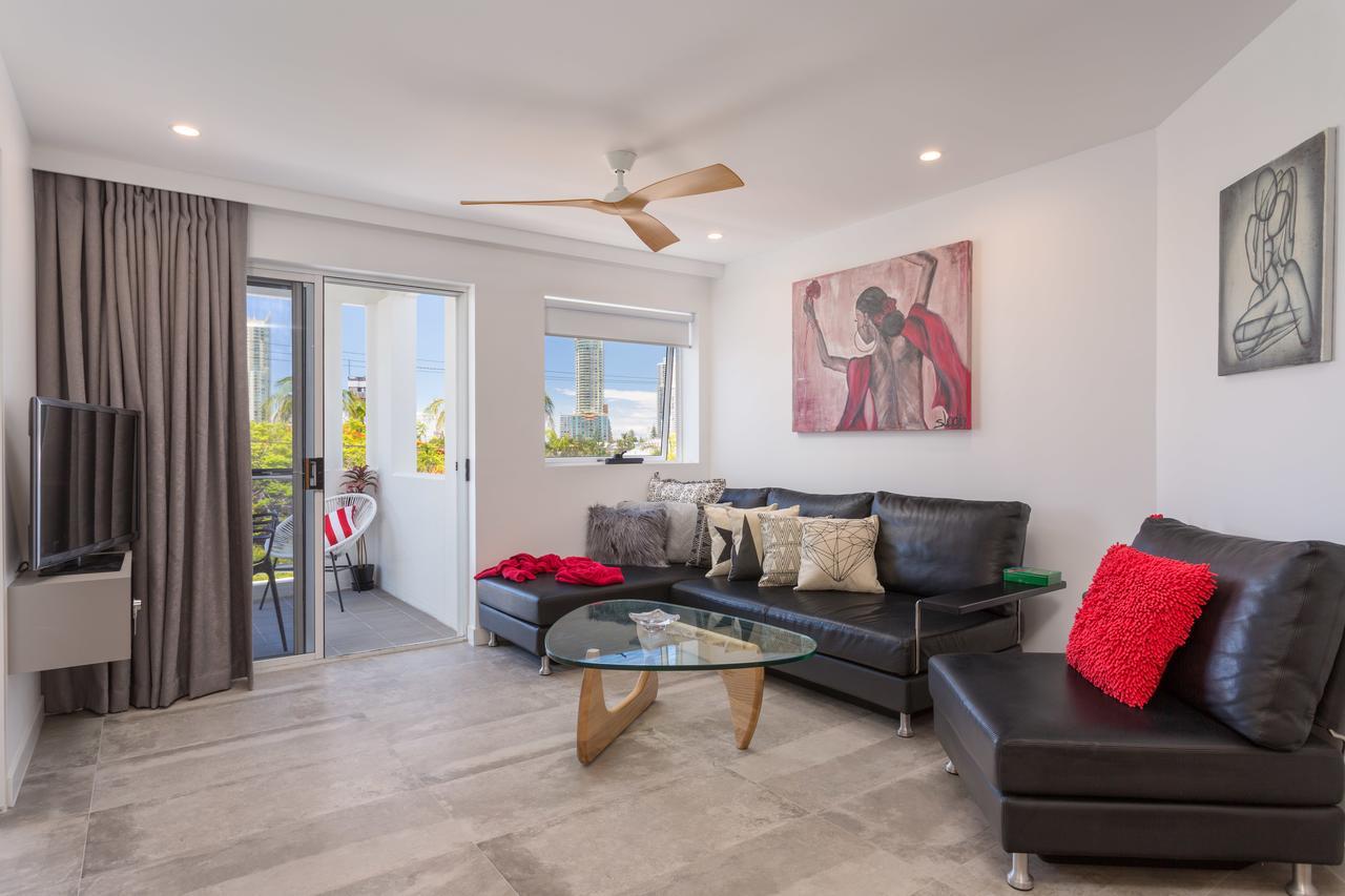 Chevron Sails Lejlighed Gold Coast Eksteriør billede